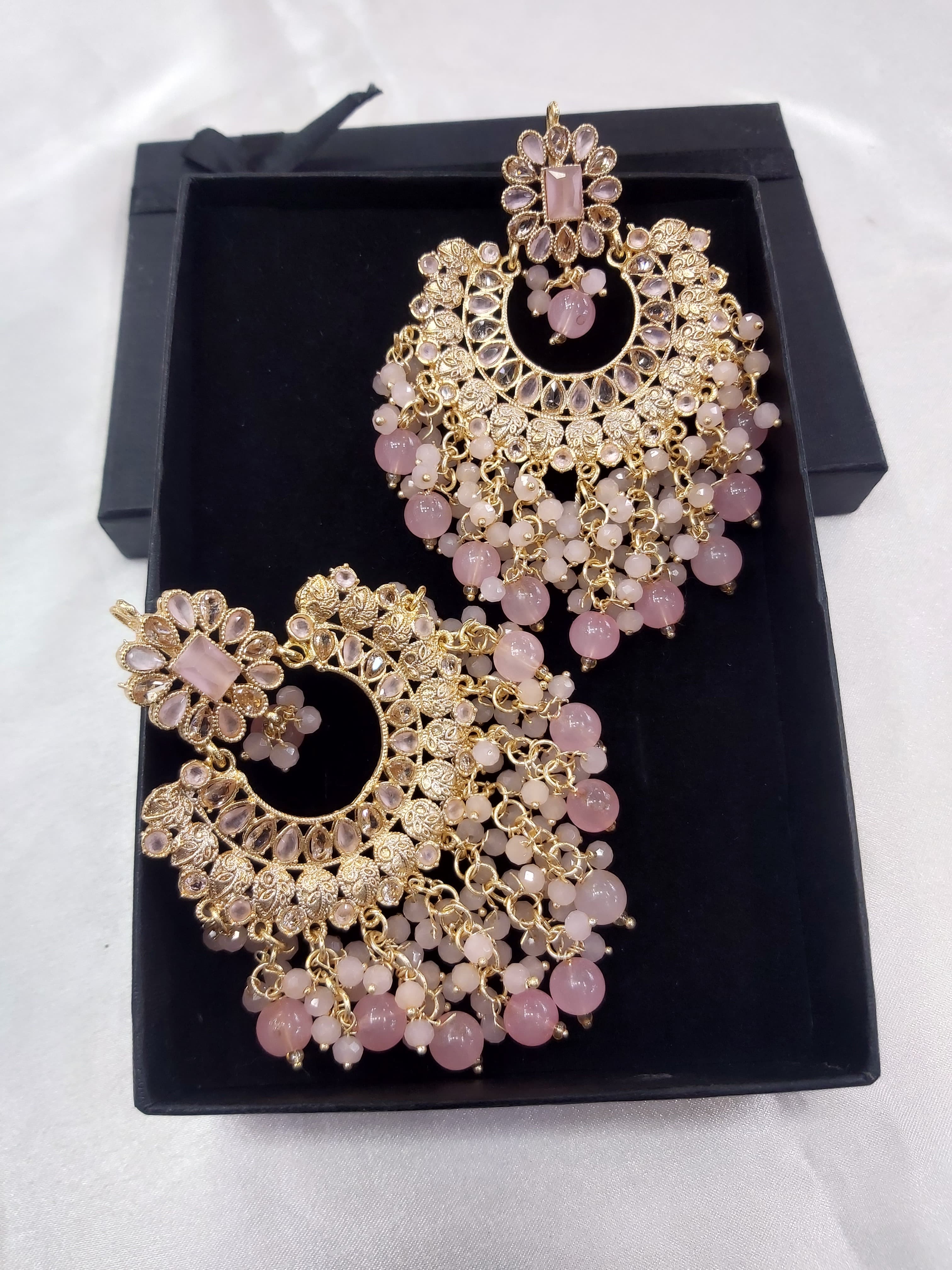 Royal Bloom Jhumka Earrings - Image 2