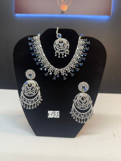 Aqua silver Set